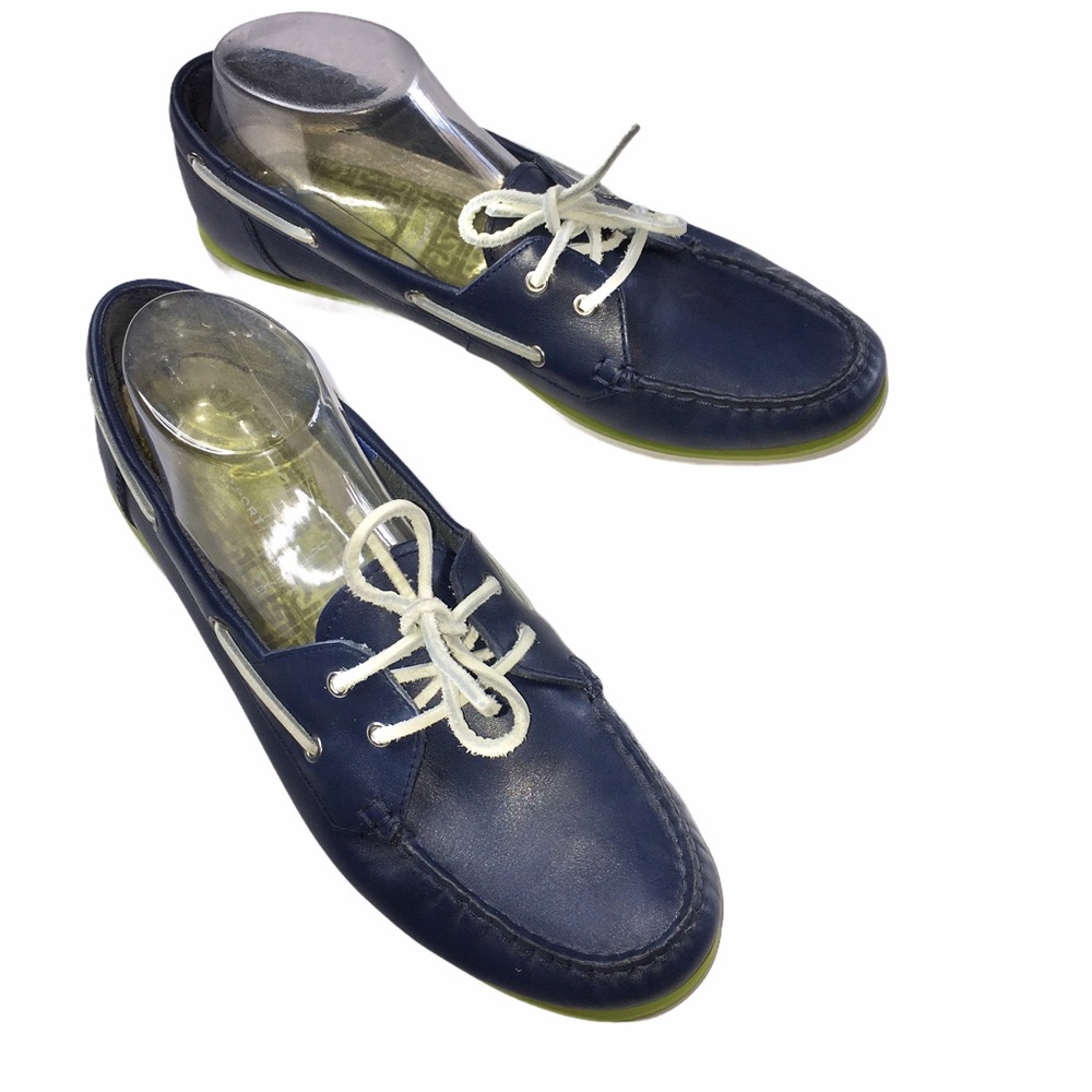 ROCKPORT X ADIDAS Leather Ladies Boat Shoes